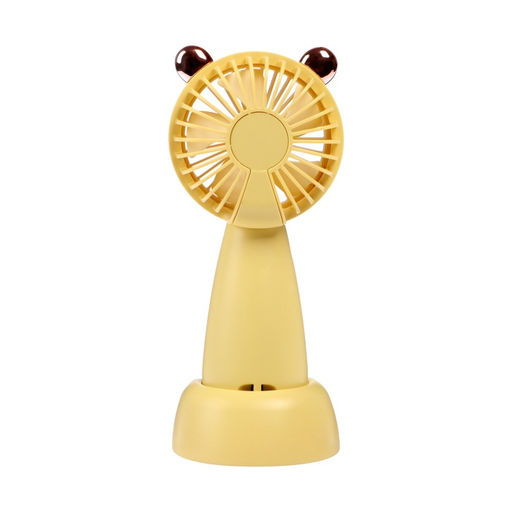 Подарочный набор вентилятор, подставка для телефона и зонт, жёлтый