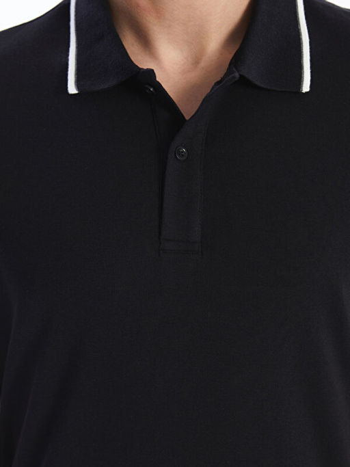 Polo Yaka Penye Erkek Ti??rt