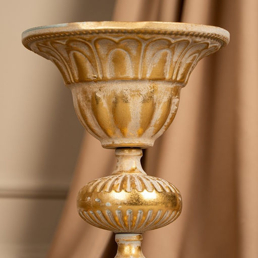 Подсвечник металл «Ярусы» для одной свечи 16×16×25 см