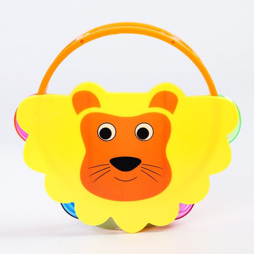 Погремушка - бубен Зверушки, виды МИКС, Крошка Я фото 2