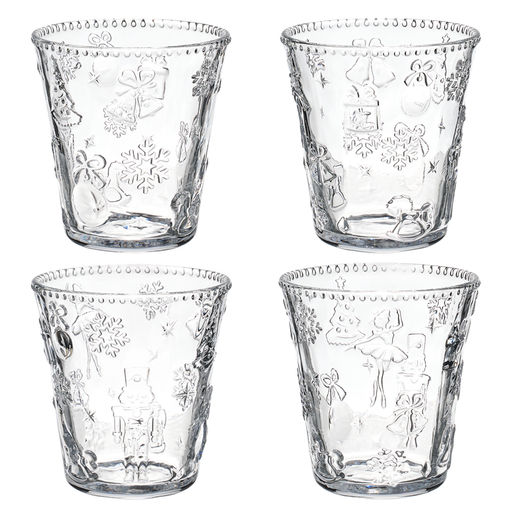 НАБОР СТАКАНОВ ЩЕЛКУНЧИК, 4 ШТ/280 МЛ - Lefard фото 4