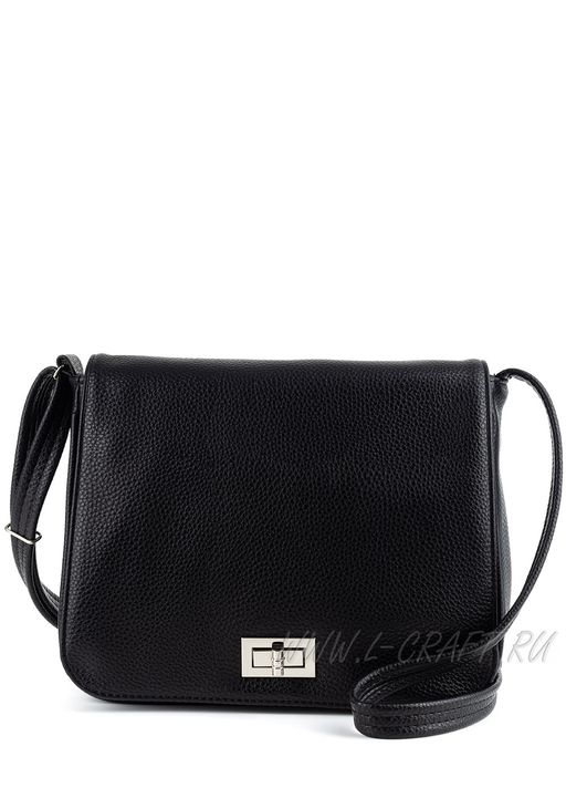 Сумка женская из кожзама с замком-вертушкой - L-craft фото 2