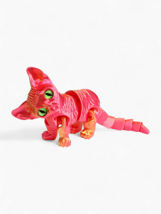 3Д - печатная игрушка «Котёнок», подвижная, цвет МИКС - Simaland фото 12