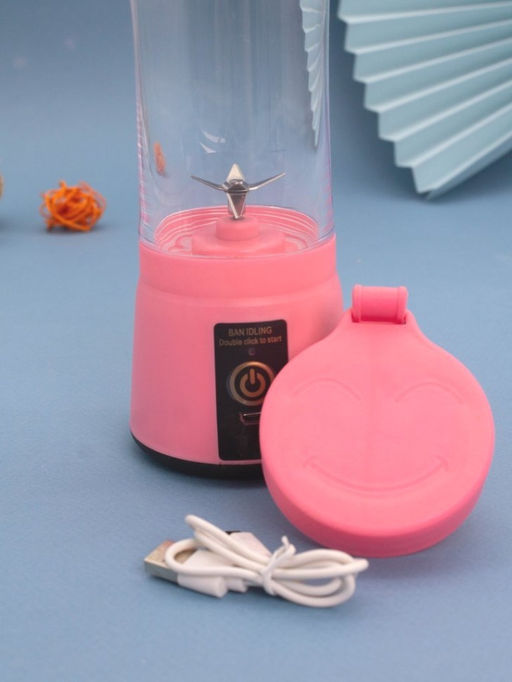 Блендер портативный "Juicy", pink, USB, (24*8 см)