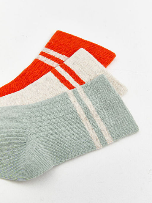 ?izgili Erkek Bebek Soket ?orap 3l? - Waikiki фото 3