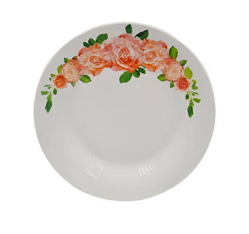 Тарелка мелкая 8 Ландышы фарфор арт. т8-6478