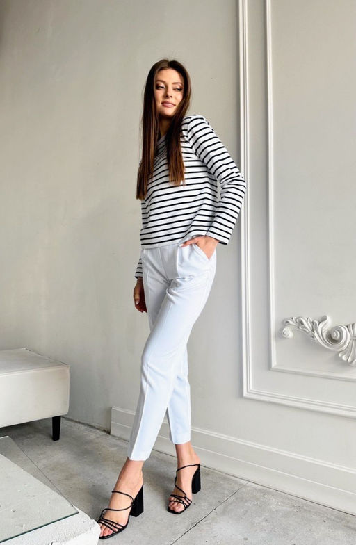 Джемпер AURA 2094-176 черно/белый