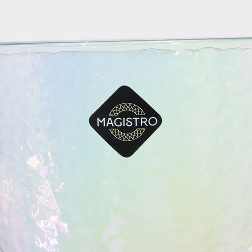 Набор бокалов для вина Magistro «Жемчуг» 400 мл, 6 шт., стекло, перламутровый