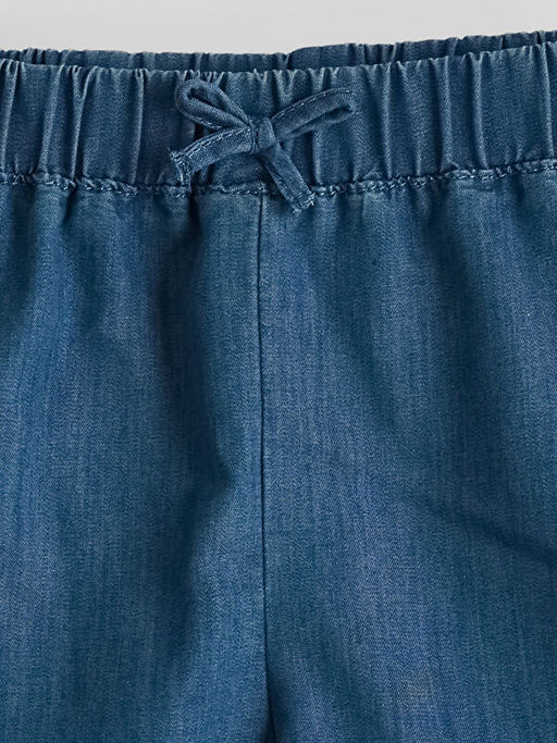 Beli Lastikli K?z ?ocuk Jean ?ort