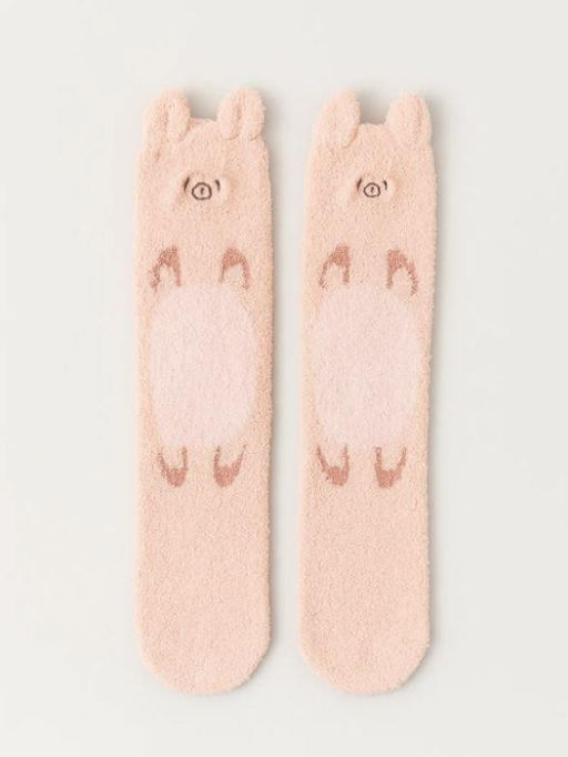 Носки iLikeGift Sweet piglet, pink, мужские/женские евро размер 36-44