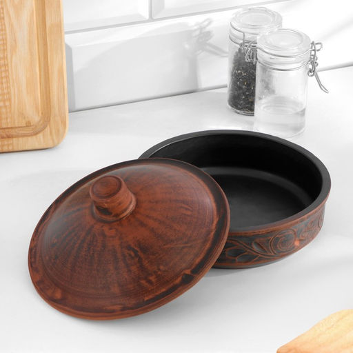 Жаровня с крышкой «Вьюнок», 0.65 л. 9.5×15×15 см