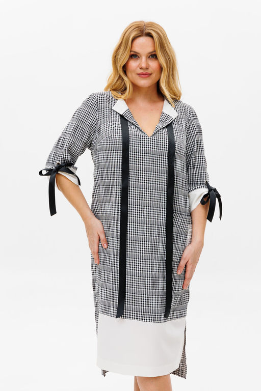 Платье Michel Chic 2163 черный, белый  фото 3