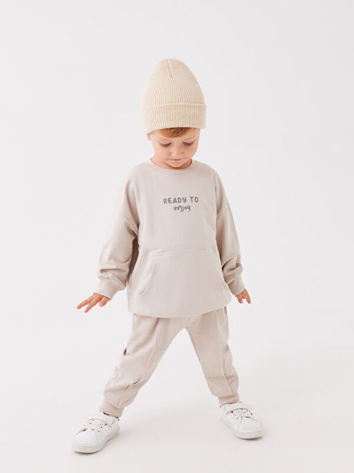 Bisiklet Yaka Erkek Bebek Sweatshirt ve E?ofman Alt 2li - Waikiki фото 2