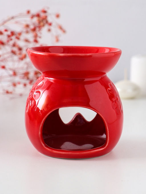 Аромалампа для эфирных масел Бабочка, керамика, красная, 7.2?7.2?8.9 см - Simaland фото 2