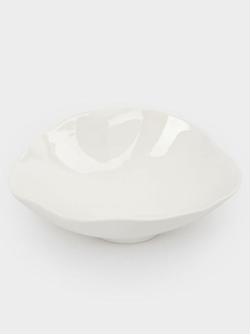 Салатник, 22х18х7 см, 500 мл, фарфор P, белый, Волнистый край, White ocean - Anna lafarg фото 10