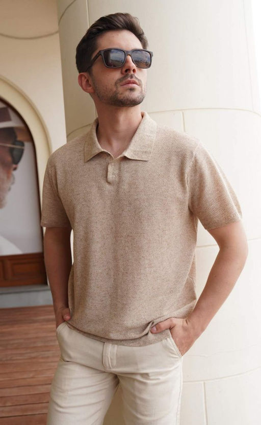 Футболка лен F011-06LN natural linen - Fine joyce фото 3