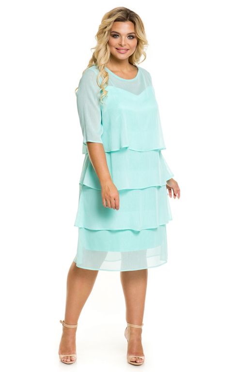 Платье 960 мятно-голубой - Novita фото 4