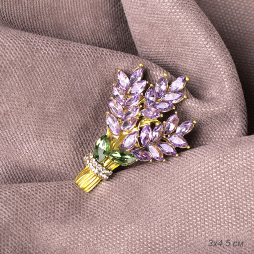 Брошь Лаванда / 3220 /уп 48/ - Галеонтрейд фото 2