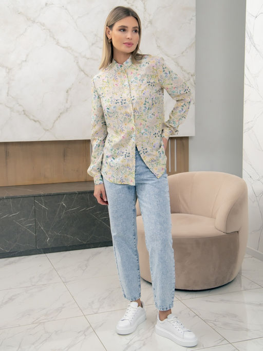 02-1295 Блуза - Вишня фото 3