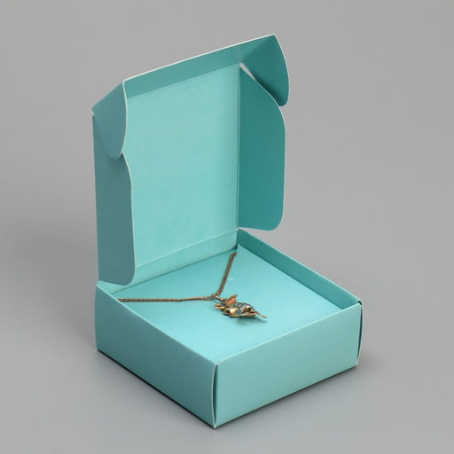 Цена за 5 шт. Коробка под бижутерию двухсторонняя Тиффани, 7.5 7.5 3 см - Дарите счастье фото 3