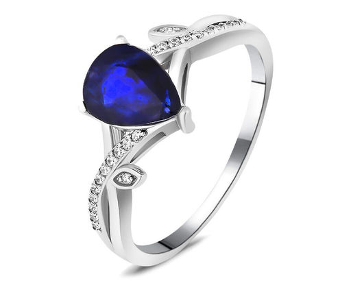 Кольцо, сапфир корунд, SL-RIC106