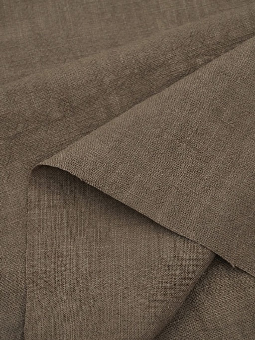 Крапива Рами (Ramie) цв.Кофейно-серый, СОРТ2, ш.1.4м, крапива-100%, 240гр/м.кв - Купава фото 5