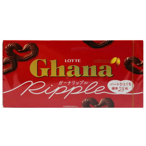 Молочный шоколад Райпл Ghana Lotte, Япония, 58 г Акция