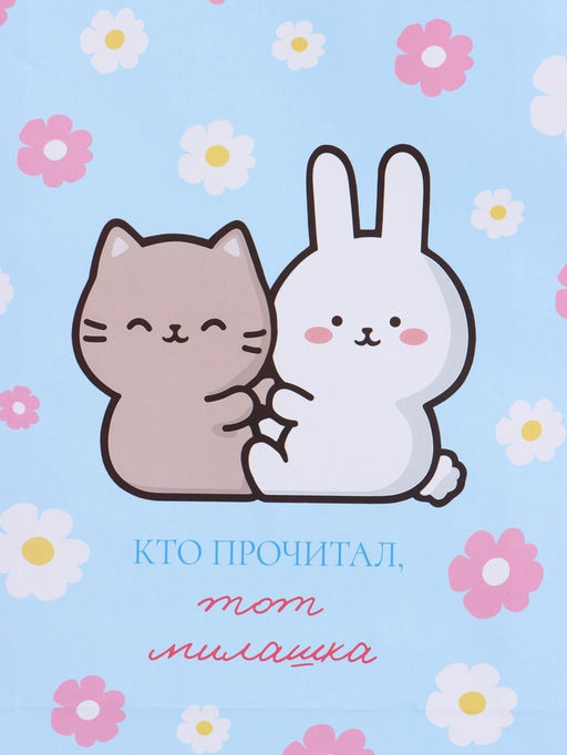 Пакет подарочный ламинированный «Милашка», 26×12×32 см