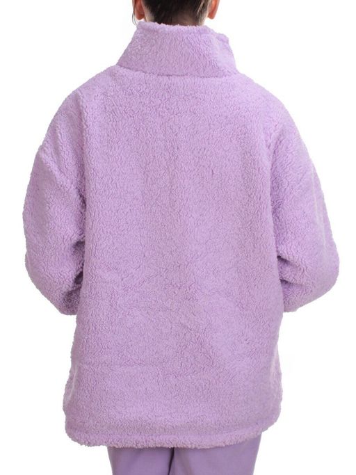 2568 LILAC Кофта плюшевая женская Тедди на синтепоне (50 гр. синтепон) - Fashion фото 6