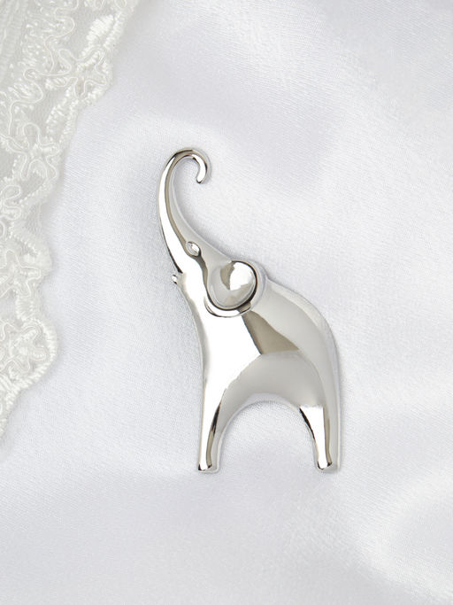 Брошь Слон / 5073S /уп 12/