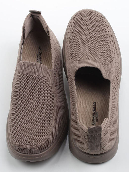 05-TEX-D03-09 DK. BEIGE Полуботинки спортивные летние мужские (текстиль) - Фабричный китай фото 7
