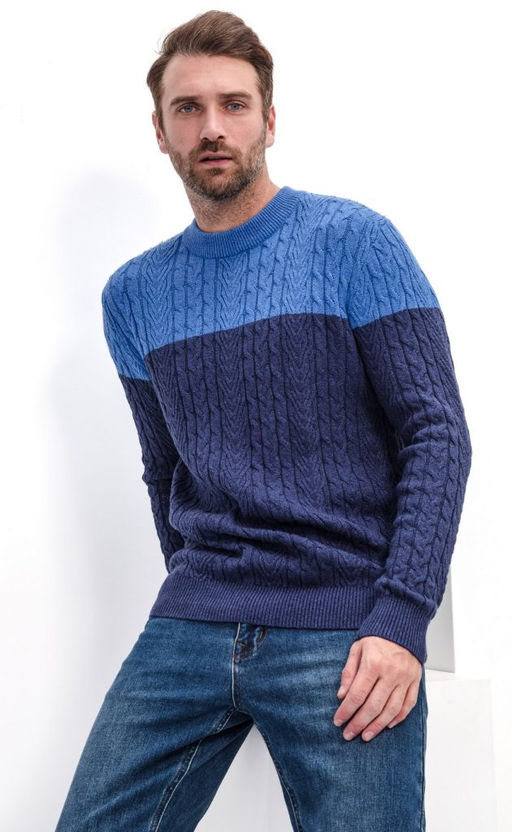 Джемпер мужской Р321-15613 синий - Primm фото 11
