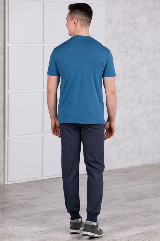 Брюки спортивные 
 3.MM140B-синий