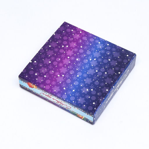 Цена за 5 шт. Упаковка для конфет 16 шт Яркий Новый Год, 17,7 х 17,7 х 3,8 см - Simaland фото 28