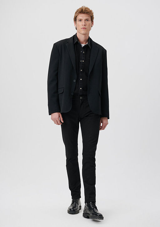 Jake Mavi Pro Ziftt Siyah Jean Pantolon