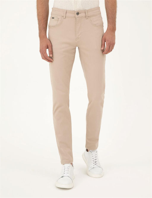 Bej Slim Fit Jean Pantolon - Pierre cardin фото 2
