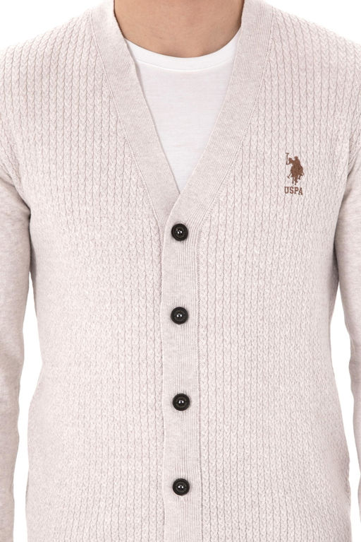 Мужской камень Melanj Basic Knitwear Cardigan Cardigan Скидка в корзине - U.s. polo assn фото 6