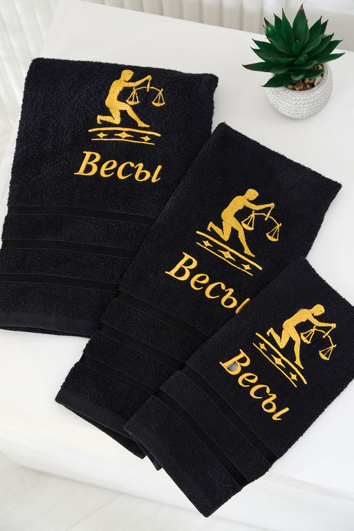14418/10 Знаки зодиака полотенце махровое плотность 350гр