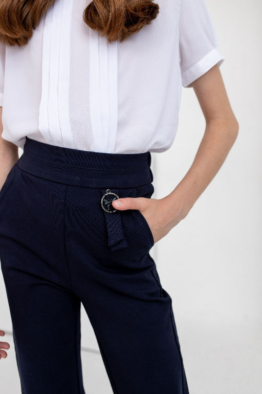 19121(22-27) Брюки школьные для девочки - Kiko фото 10