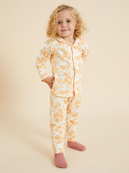 Minnie Mouse Karde? ?r?nler K?z Bebek Pijama Tak?m? - Waikiki фото 2