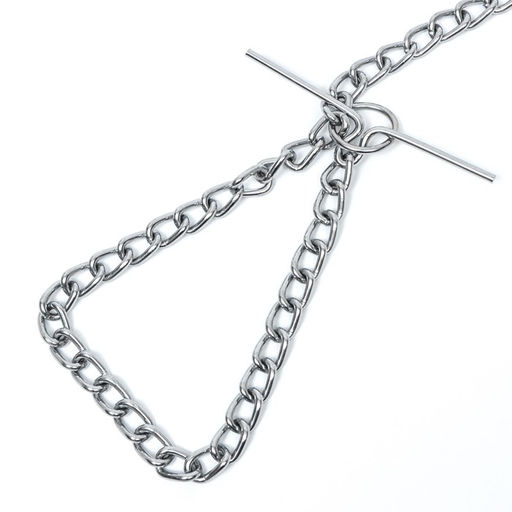 Цепь для привязи собак мелкокалиберная, 1,8 м, толщина проволки 3,5 мм - Пижон фото 2