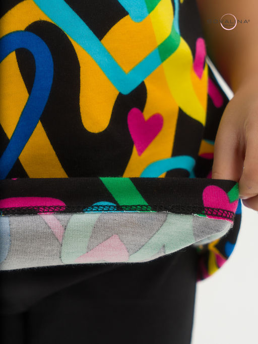 Костюм Мун яркие сердца-черный - Sovalina фото 30