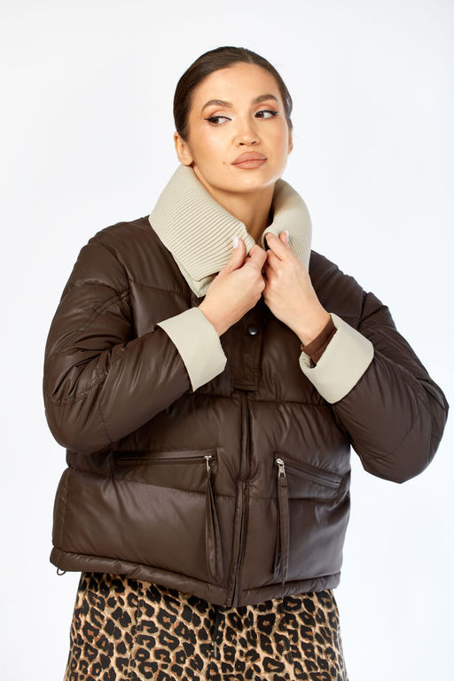 Куртка SHETTI 2214 шоколад  фото 2