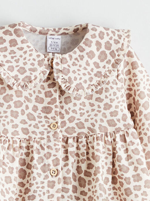 Bebe Yaka F?rf?rl? K?z Bebek Elbise