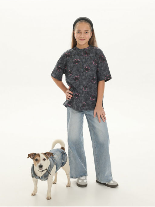 Футболка Принт Розовый Девочка - София фото 5