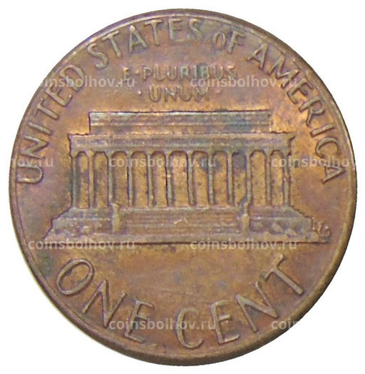 Монета 1 цент 1985 года США