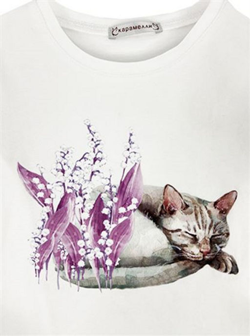 Джемпер д/дев. О66244 - Карамелли фото 6