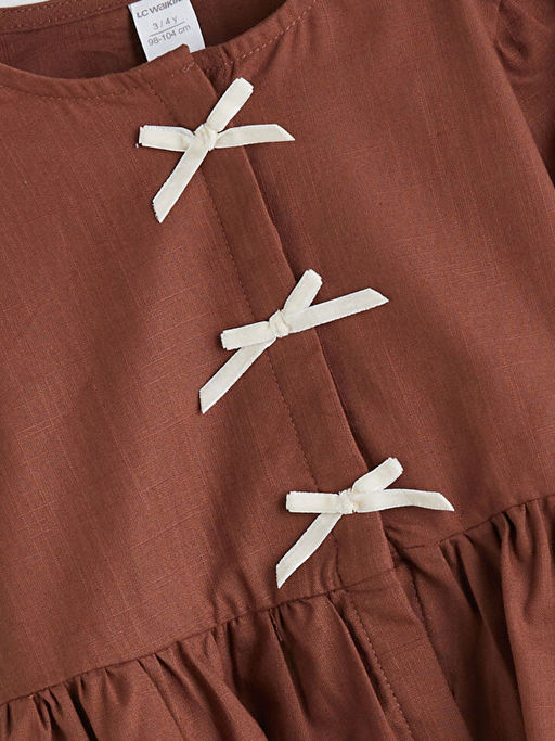 Bisiklet Yaka K?z ?ocuk Bluz ve Pantolon