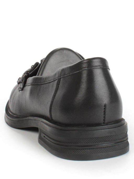 03-DYL140-1 BLACK Лоферы женские (натуральная кожа)