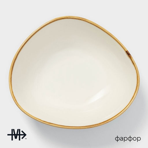 Салатник Magistro «Церера», 440 мл, 15.5×13.4 см, фарфор, голубой